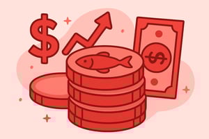 Financial Growth with Red Coins
